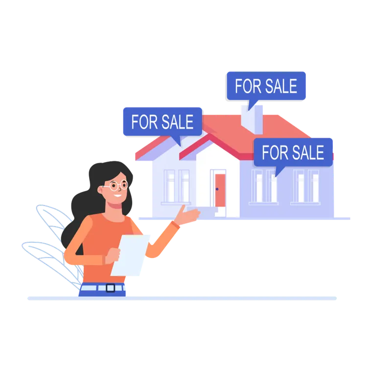 Social media marketing for Realtors illustration